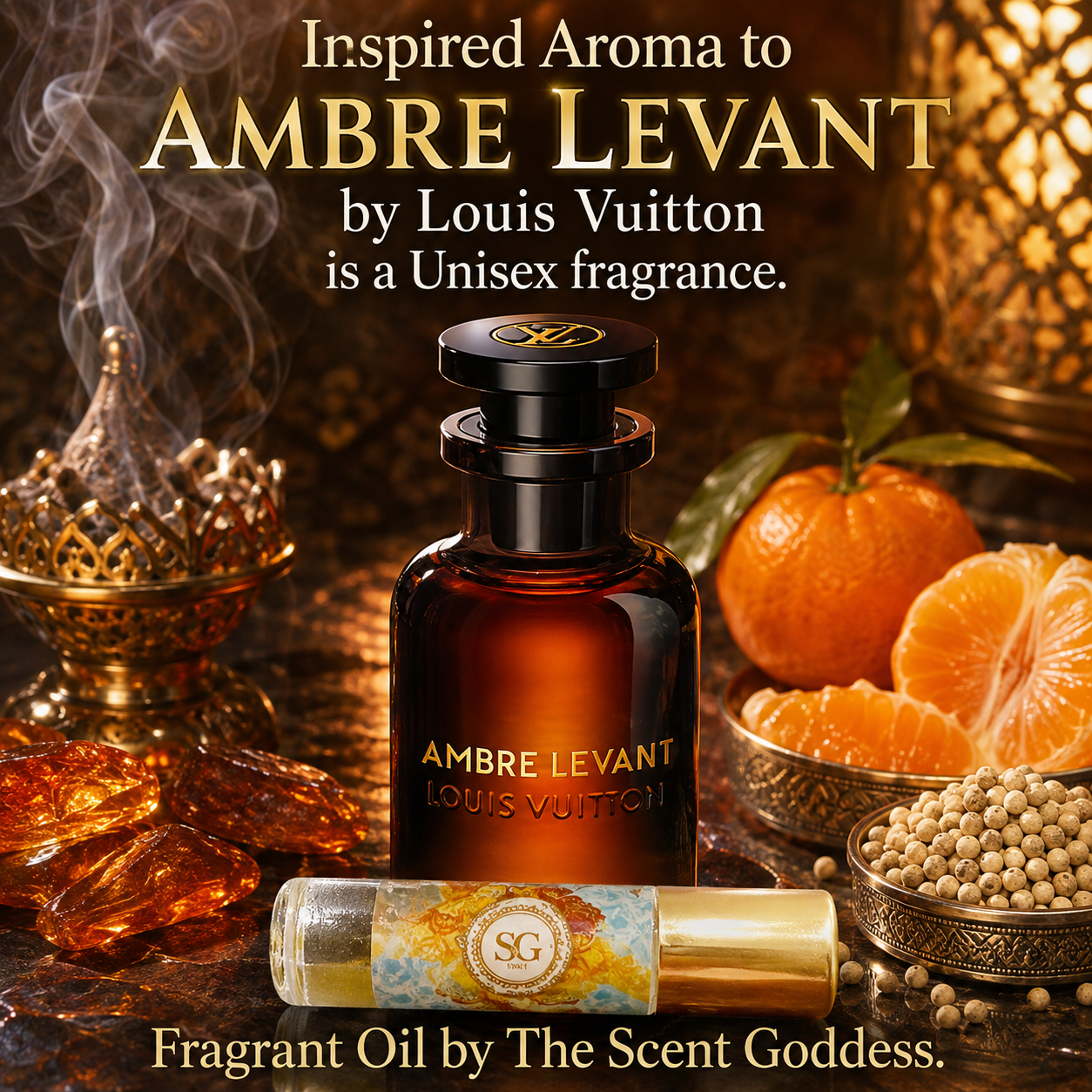 Ambre Levant INSPIRED AROMA TO Louis Vuitton fragrant oil