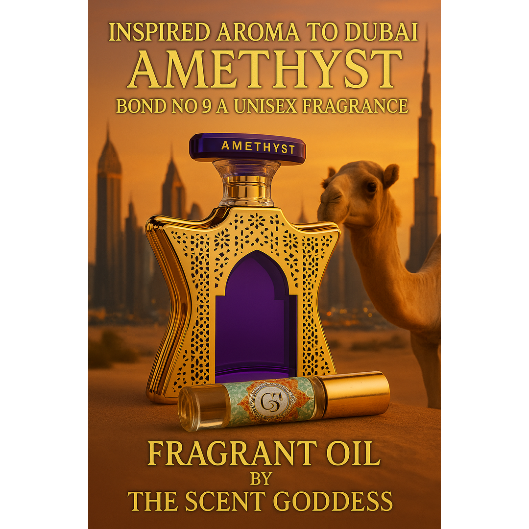 DUBAI AMETHYST INSPIRED AROMA TO BOND #9 UNISEX FRAGRANT OIL