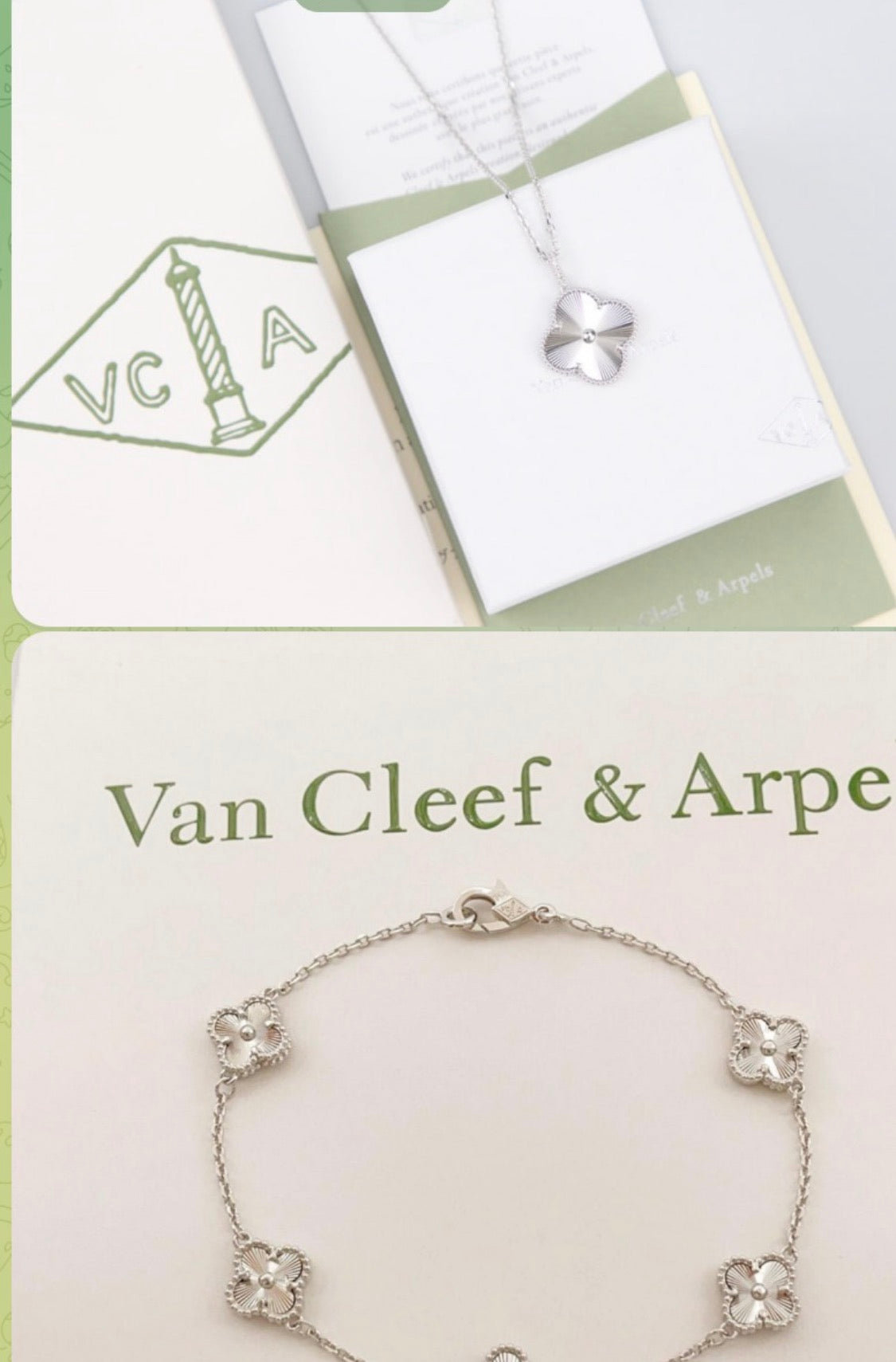 Van Cleef & Arpels set in Silver or Gold