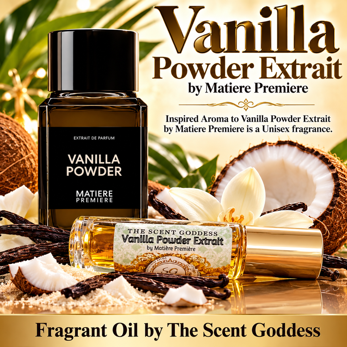 Vanilla Powder Extrait Inspired Aroma