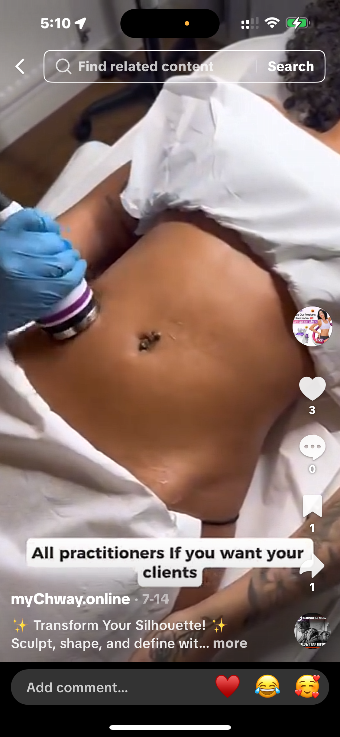 Deposit of $35 for Skin Tightening FOR 30 min of one area