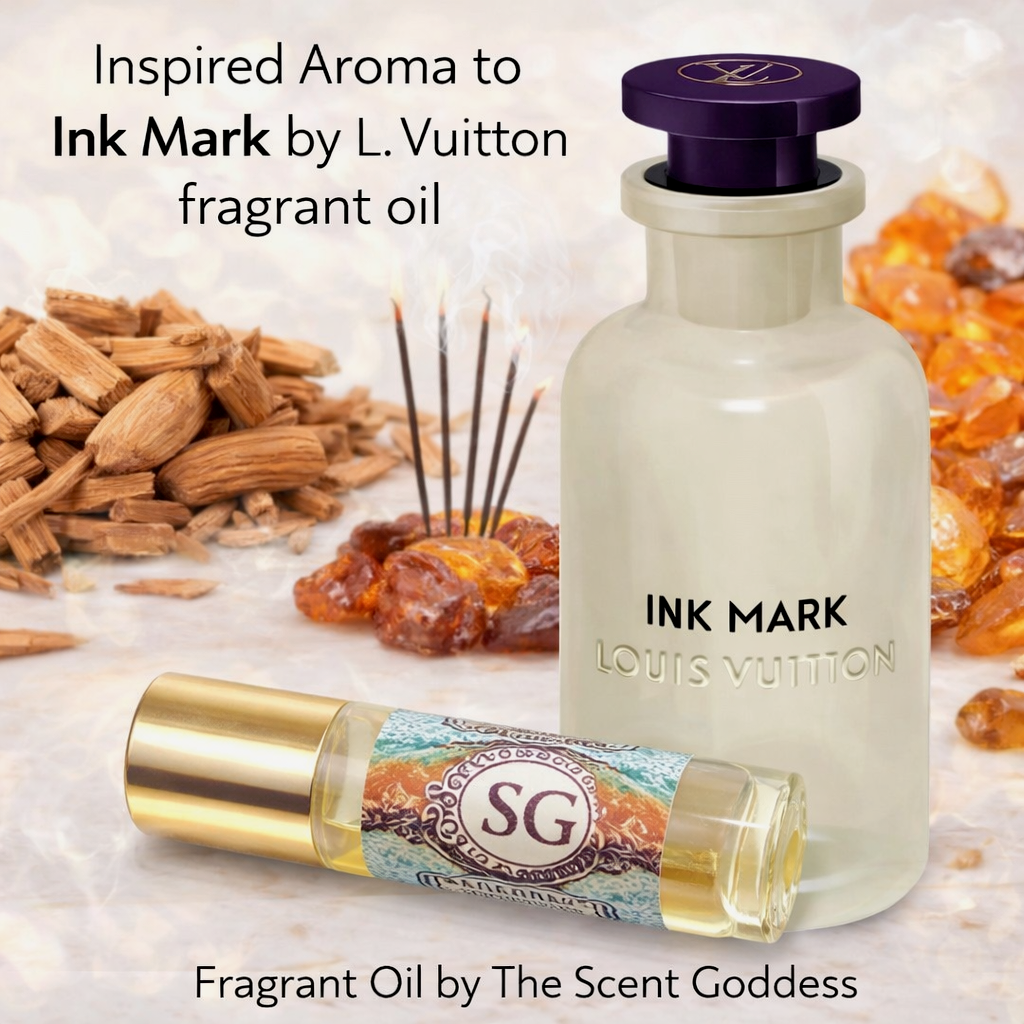 Inspired Aroma to Ink Mark by Louie Vee, a Unisex Fragrance Oil – Oriental Woody Scent