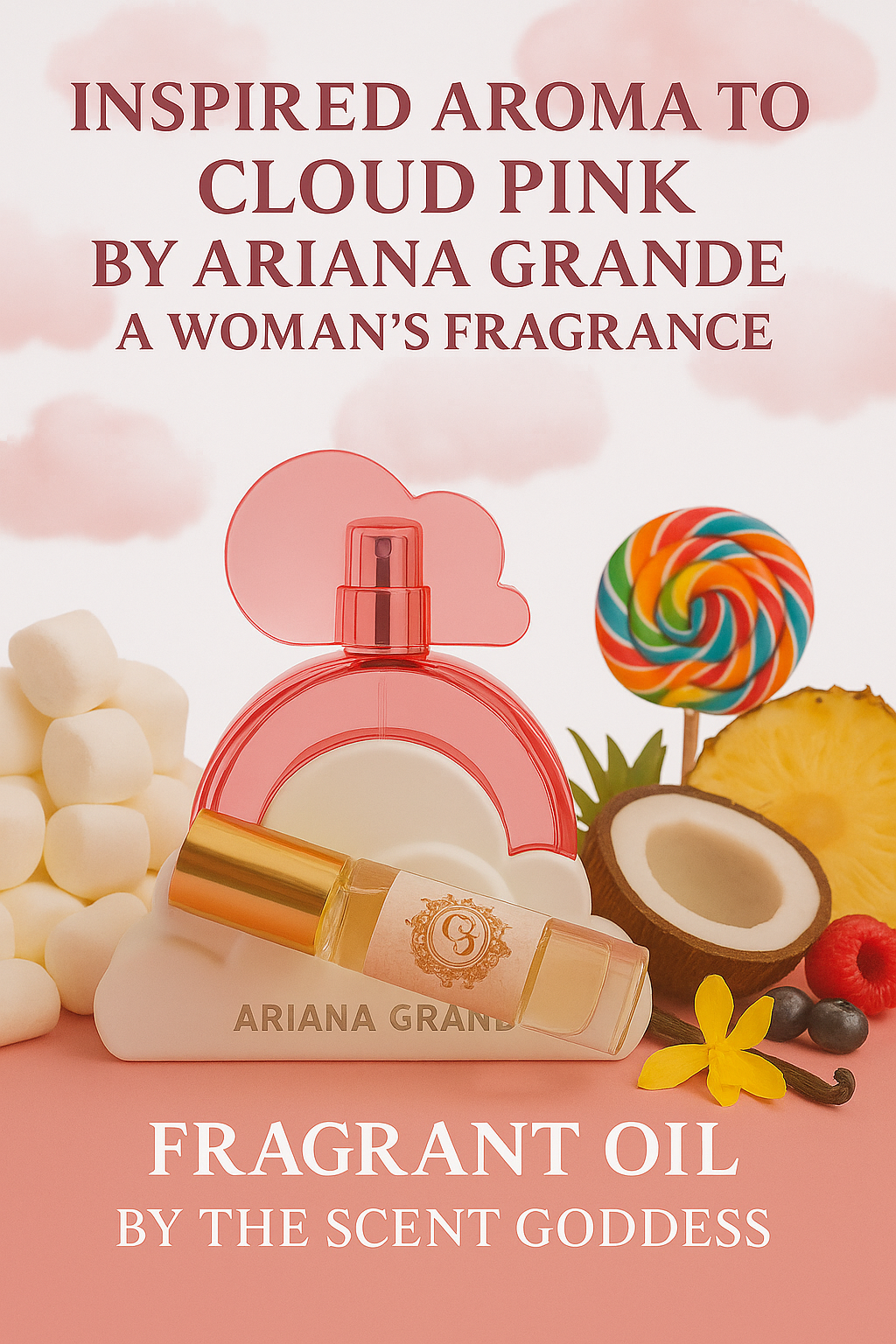 Inspired Aroma to Cloud PINK by Arianna Grande for Woman