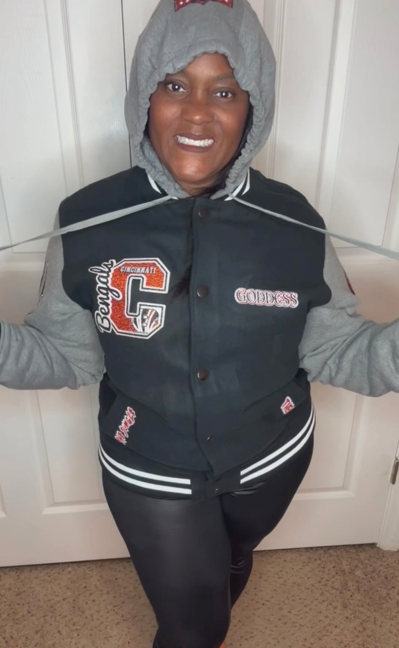 Bengals Customized Letterman Jacket