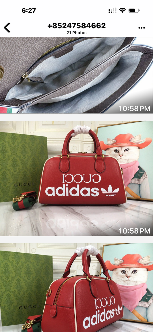 Gucci Adidassss  gym purse