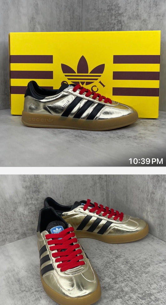 Metallic Adidas Gucci