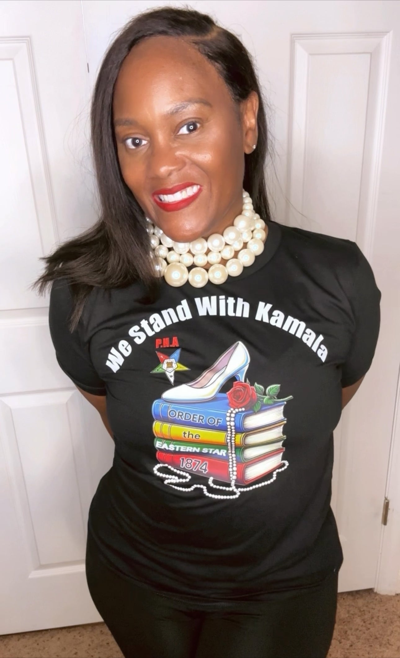 OES WE STAND WITH KAMALA UNISEX SHIRTS