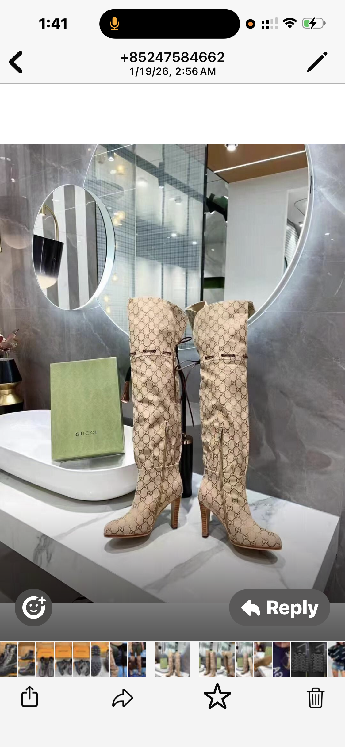 Guchy Boots high legs