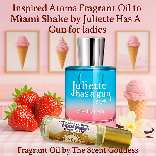 Inspired Aroma Fragrant oil to Miami Shake by Juliette Has A Gun for woman