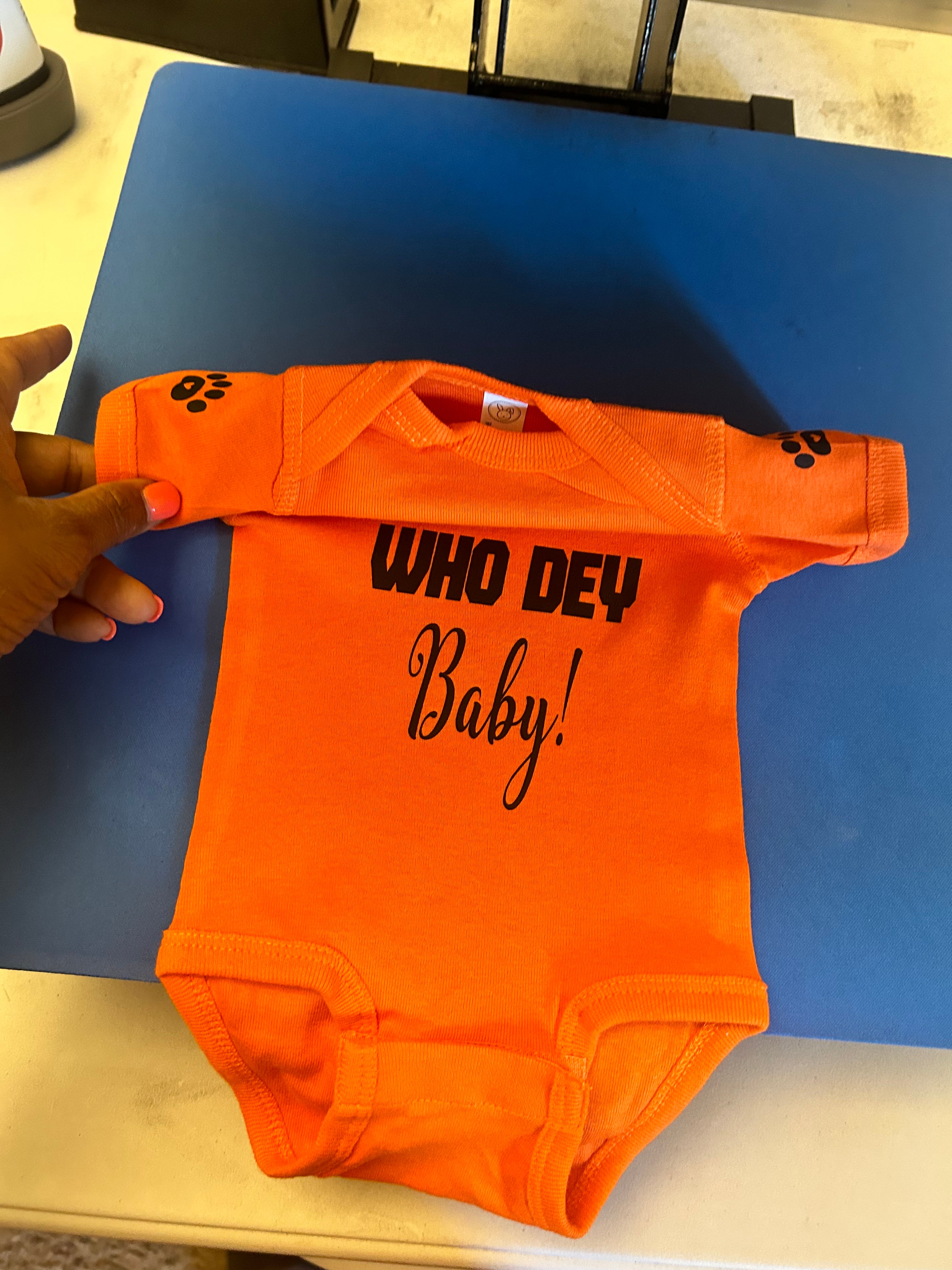 WHO DEY Baby! Onesies