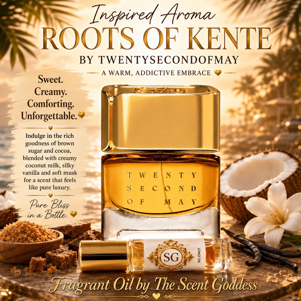 Roots of Kente fragrant oil (Inspired Aroma) to twentysecondofmay *Pre Order