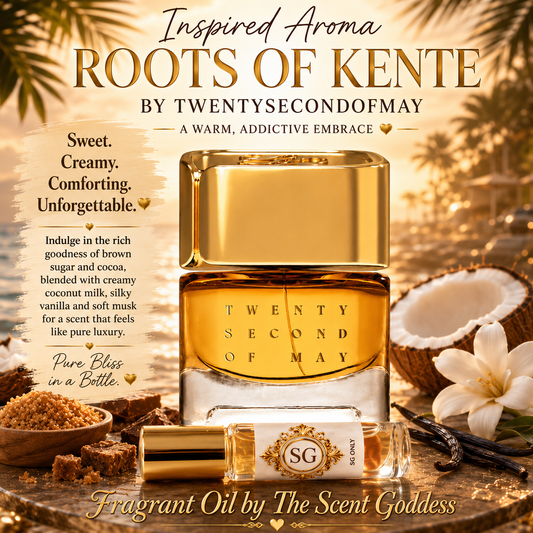 Roots of Kente fragrant oil (Inspired Aroma) to twentysecondofmay *Pre Order