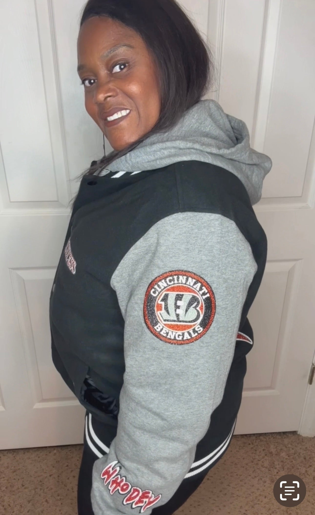 Bengals Customized Letterman Jacket