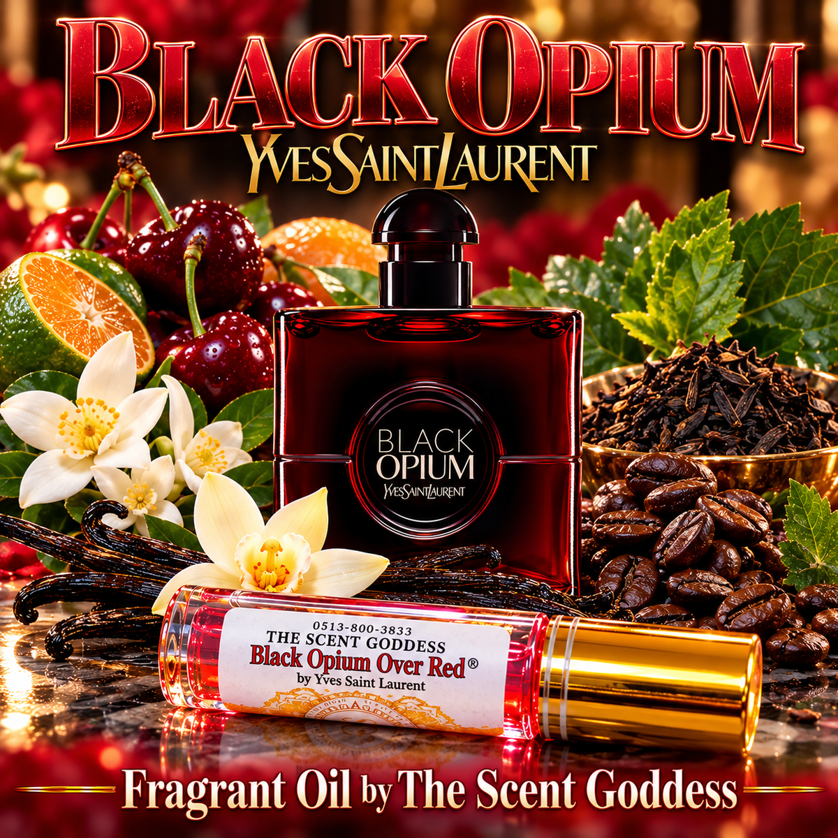 Black Opium Over Red Inspired Aroma by YSL for women