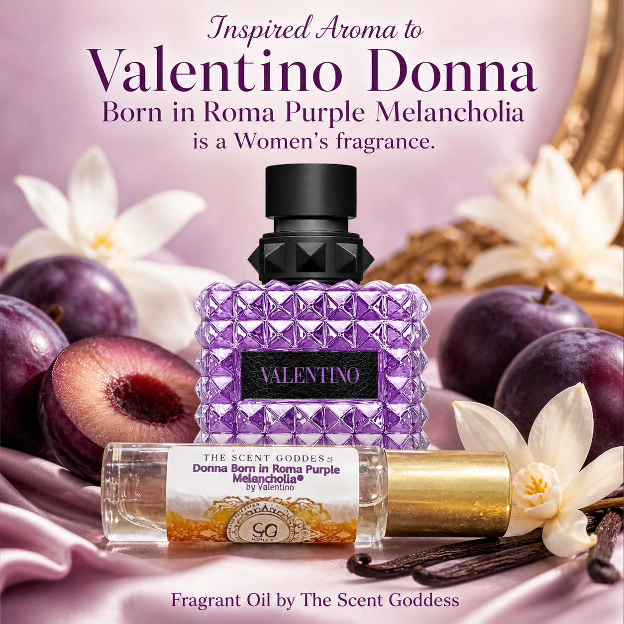 Inspired Aroma to Valentino Donna Born in Roma Purple Melancholia for women