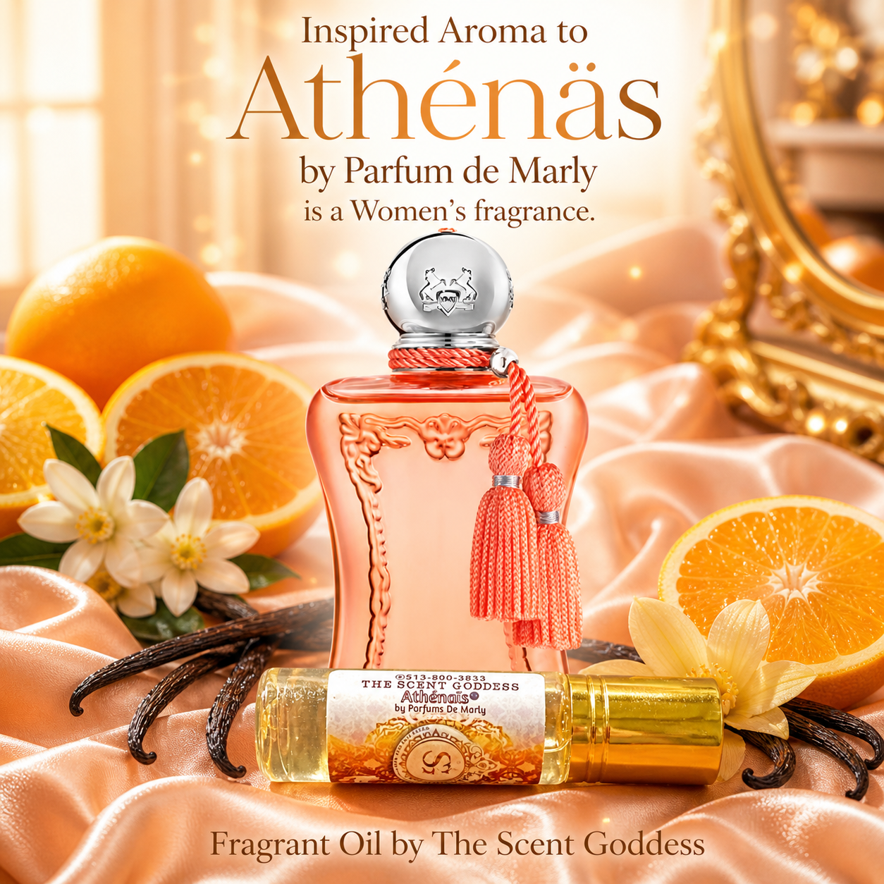 Inspired Aroma to Athénaïs Parfums de Marly for women
