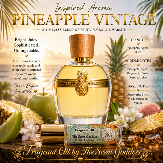 Pineapple Vintage Fragrant Oil Inspired Aroma Fragrant Oil. *PRE ORDER*