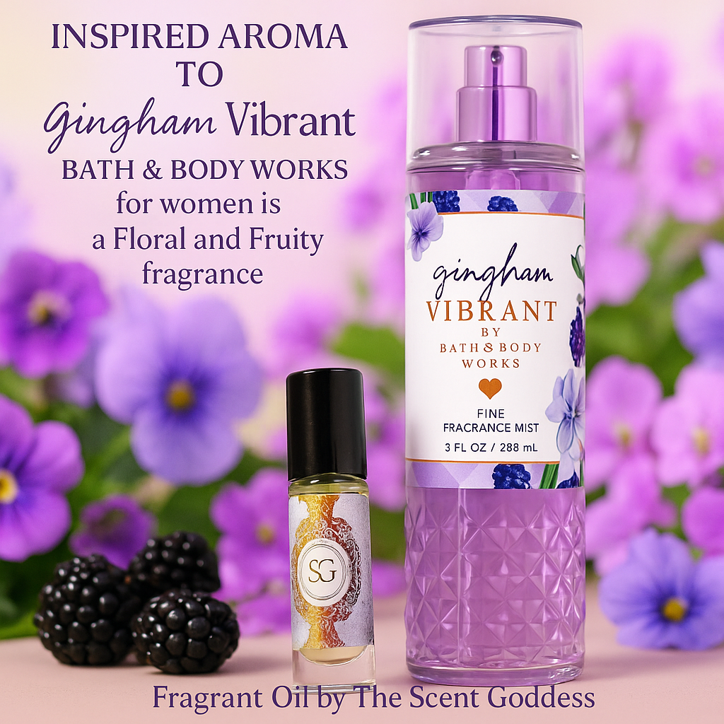 INSPIRED AROMA TO Gingham Vibrant Bath & Body Works for women