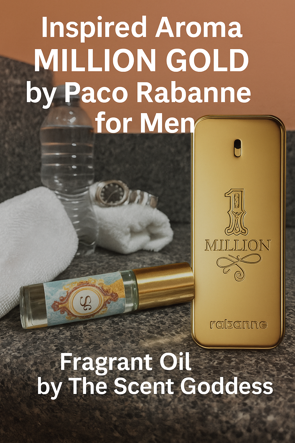 Inspired Aroma to Million Gold by Rabanne for Men