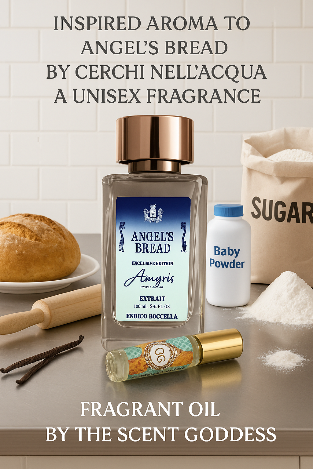 Inspired Aroma to Angel's Bread by Cerchi Nell’Acqua for women and men