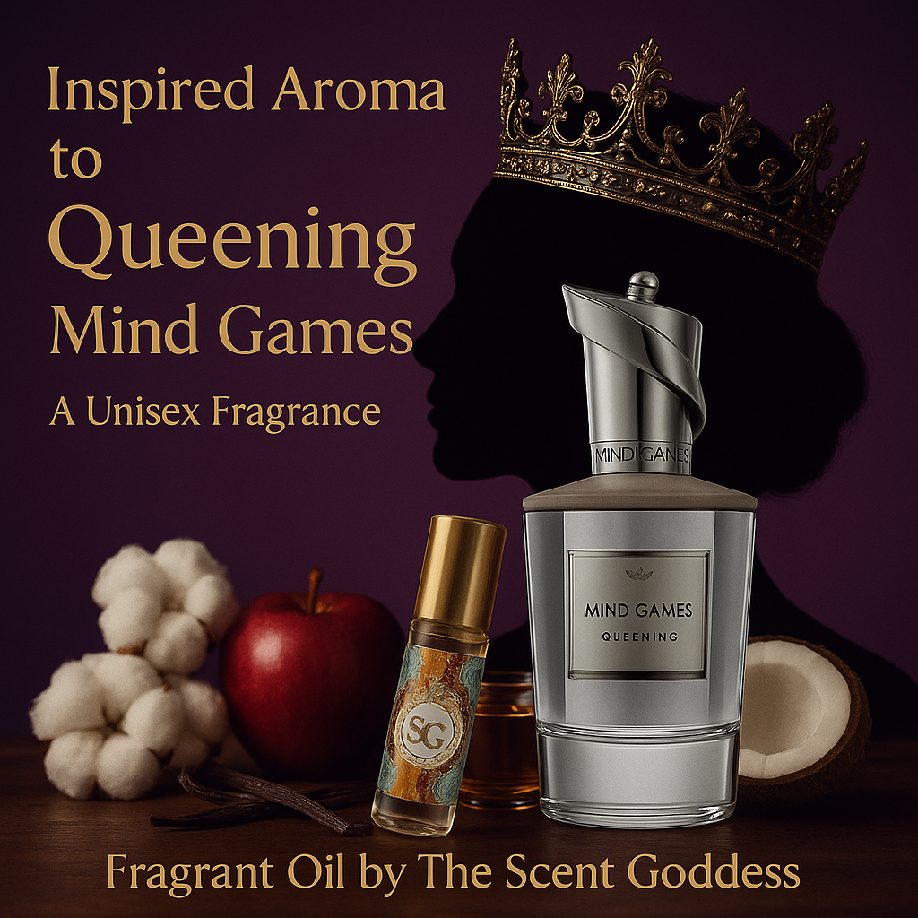 Inspired Aroma to Queening by Mind Games. A Unisex Fragrant oil