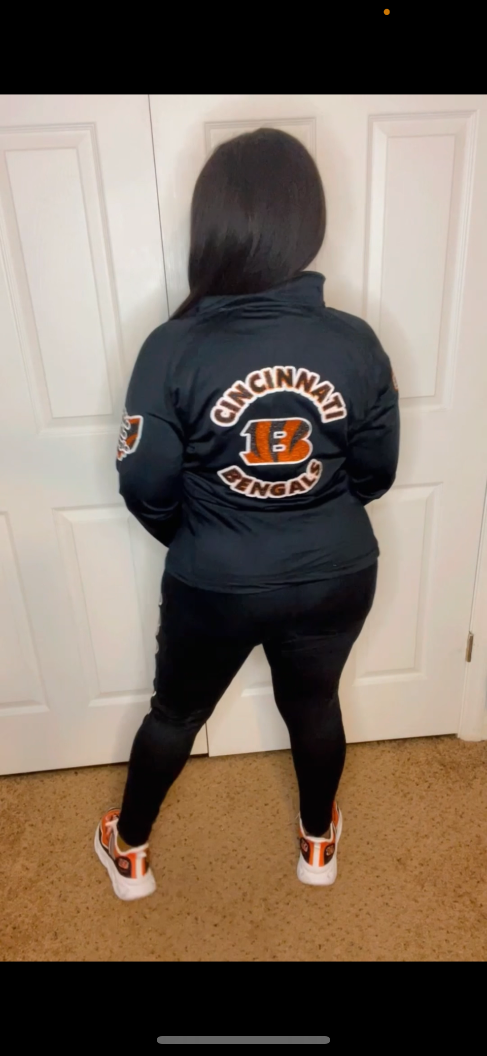 Bengals Ladies Track Suit NOT SOLD SEPERATLEY MUST PURCHASE JACKET AND PANT