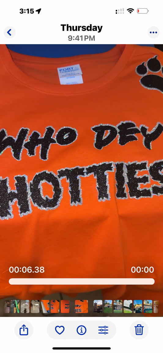 Who Dey Hotties sentinels