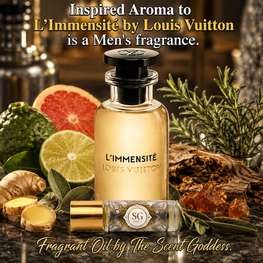 L’Immensité *PREORDER* INSPIREED AROMA TO Louis Vuitton for men FRAGRANT OIL
