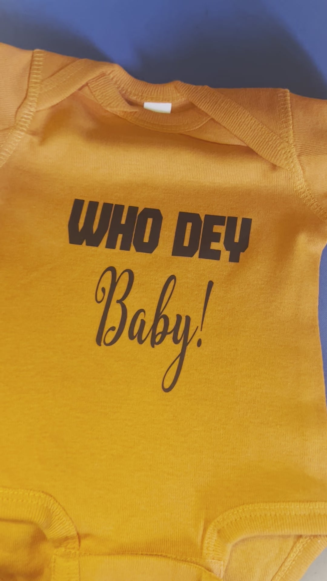 WHO DEY Baby! Onesies