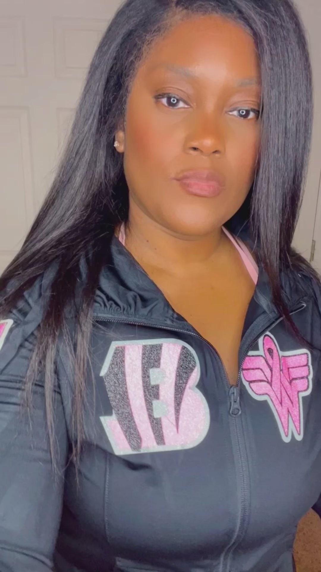 Pink Ribbon Bengalz Track Suit *Sold as a Set ONLY*