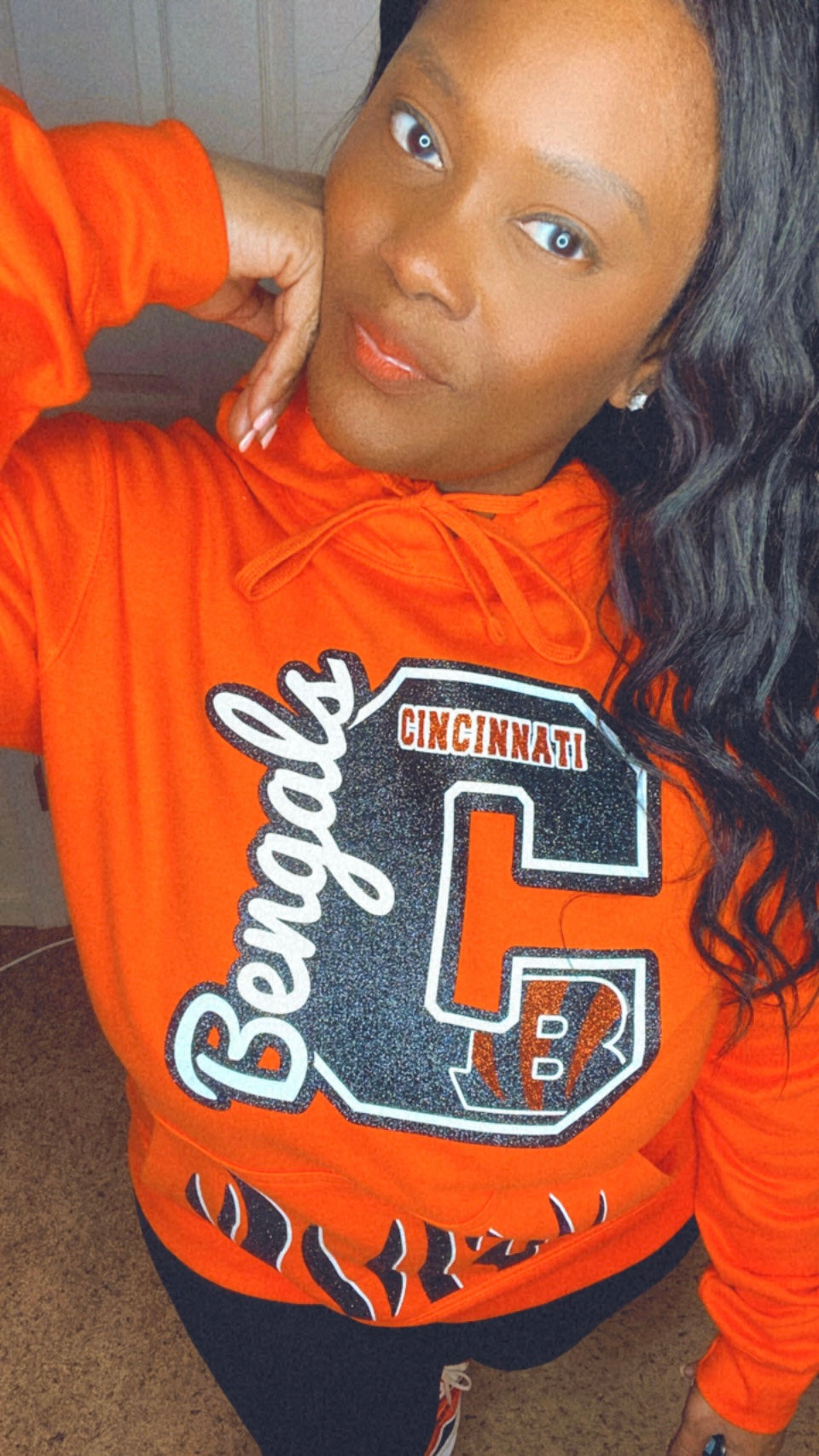 The Bengal C Hoodie or long sleeve shirt