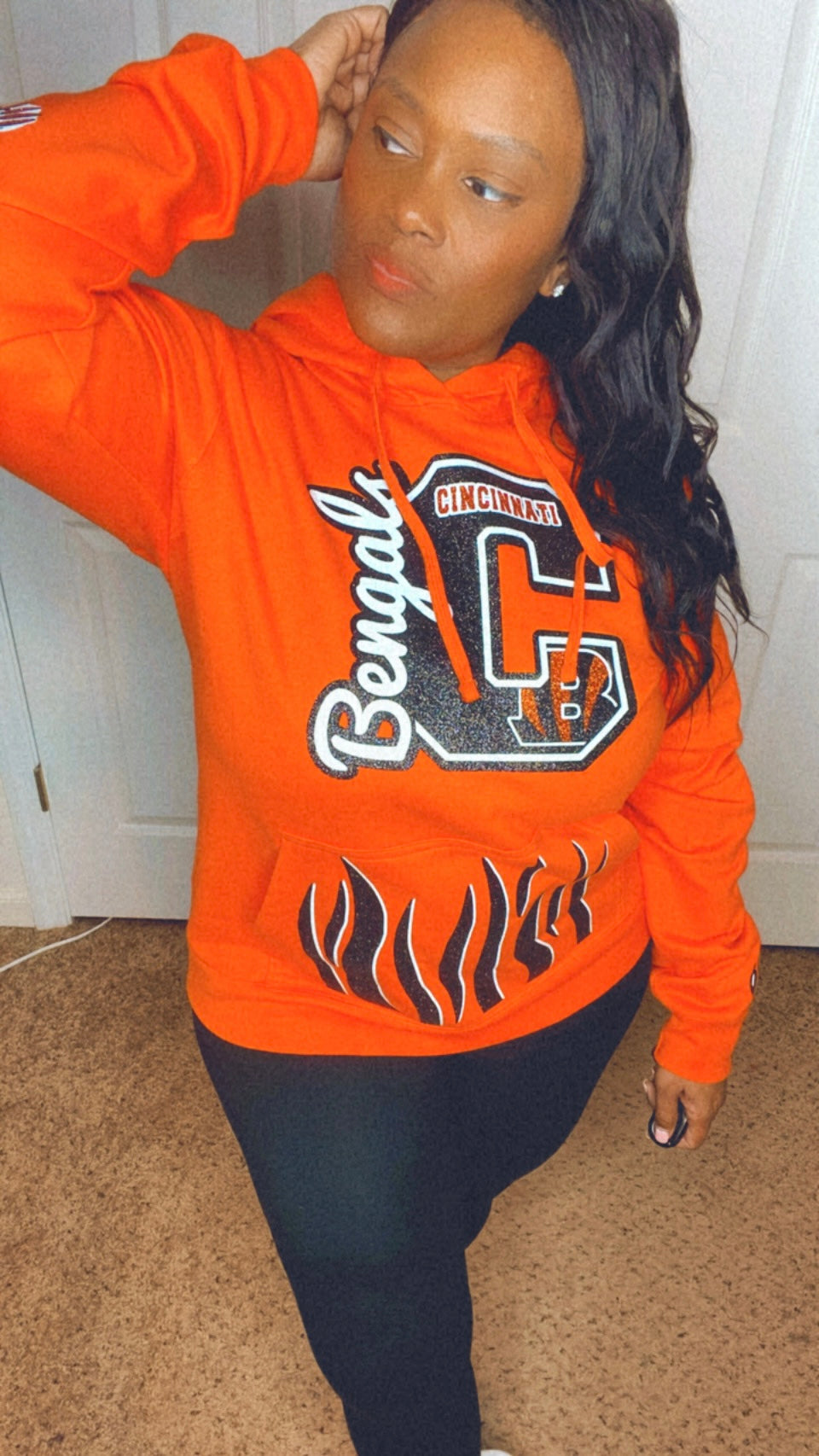 The Bengal C Hoodie or long sleeve shirt