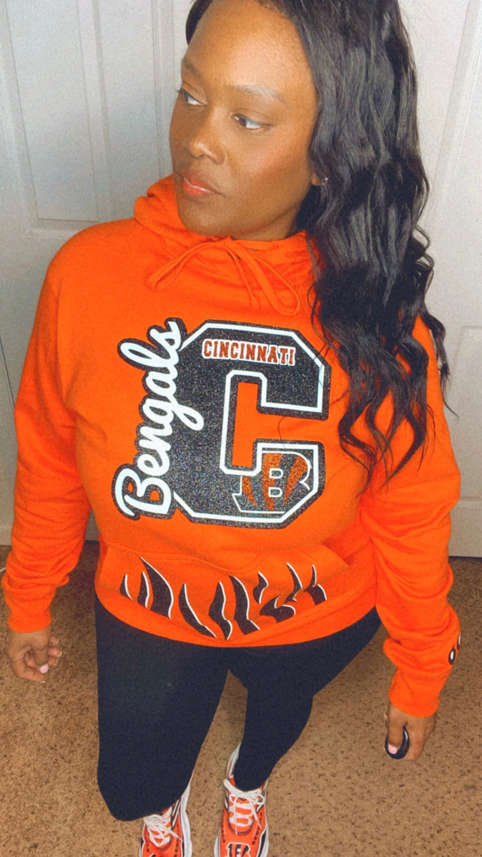 The Bengal C Hoodie or long sleeve shirt