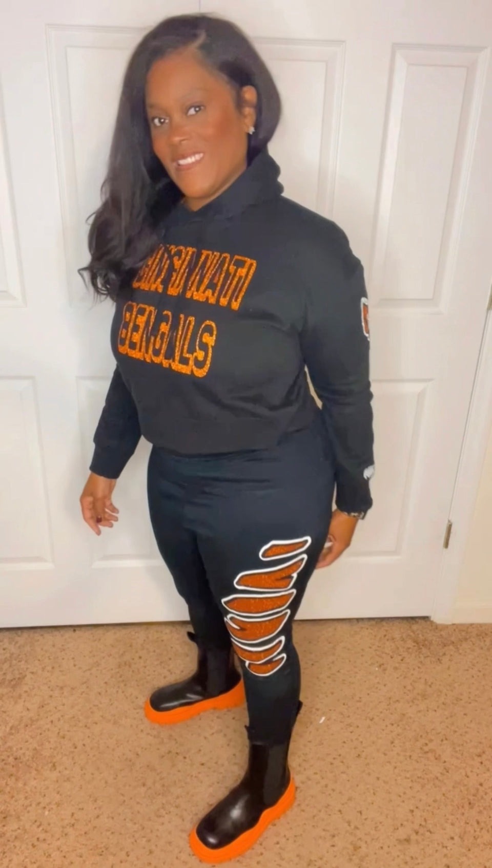 Who Dey Hoodie and Leggings