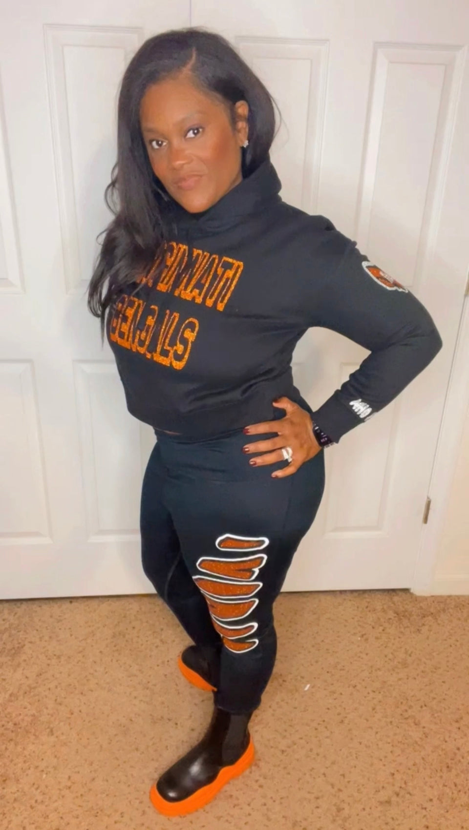 Who Dey Hoodie and Leggings