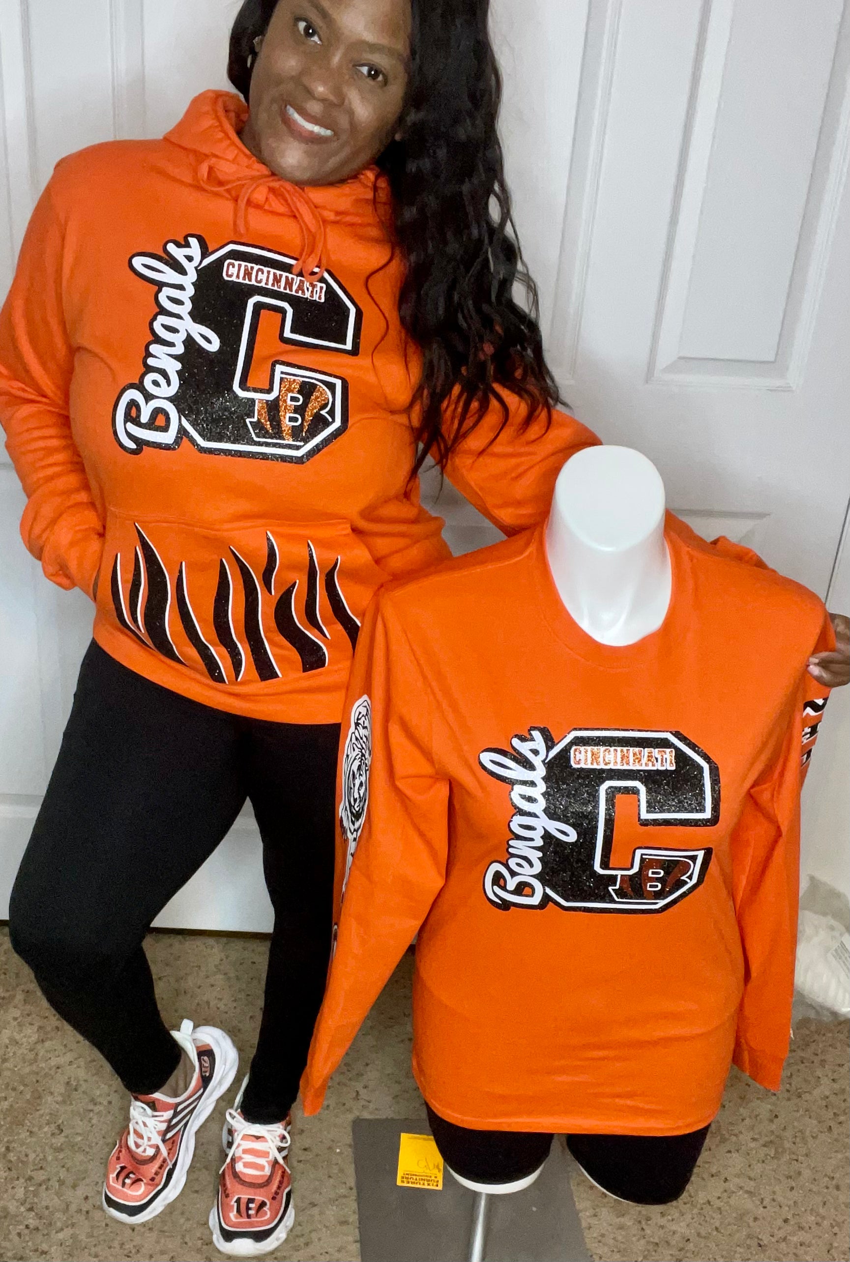 The Bengal C Hoodie or long sleeve shirt