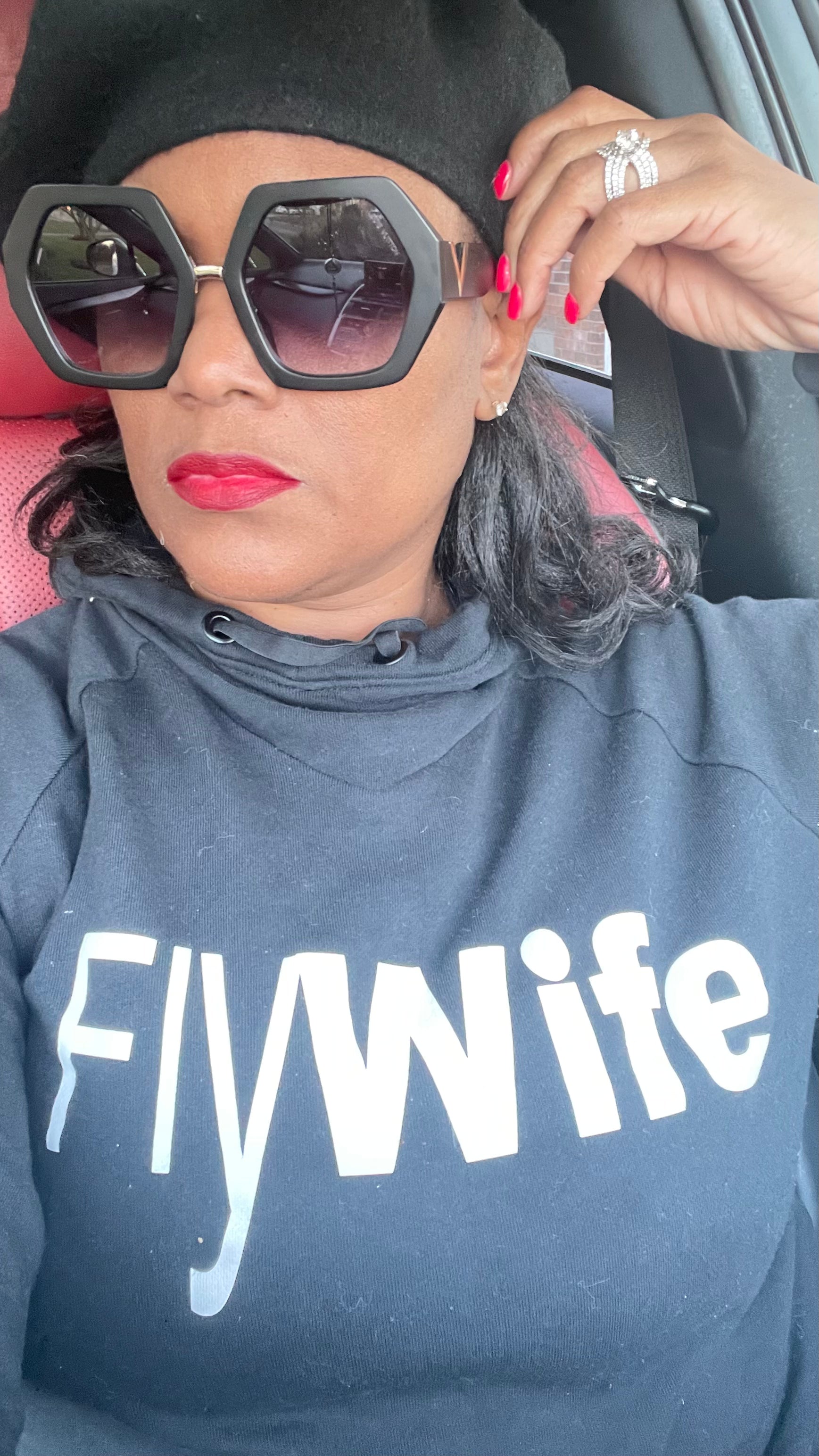 Fly Wife hoodie and unisex Tees